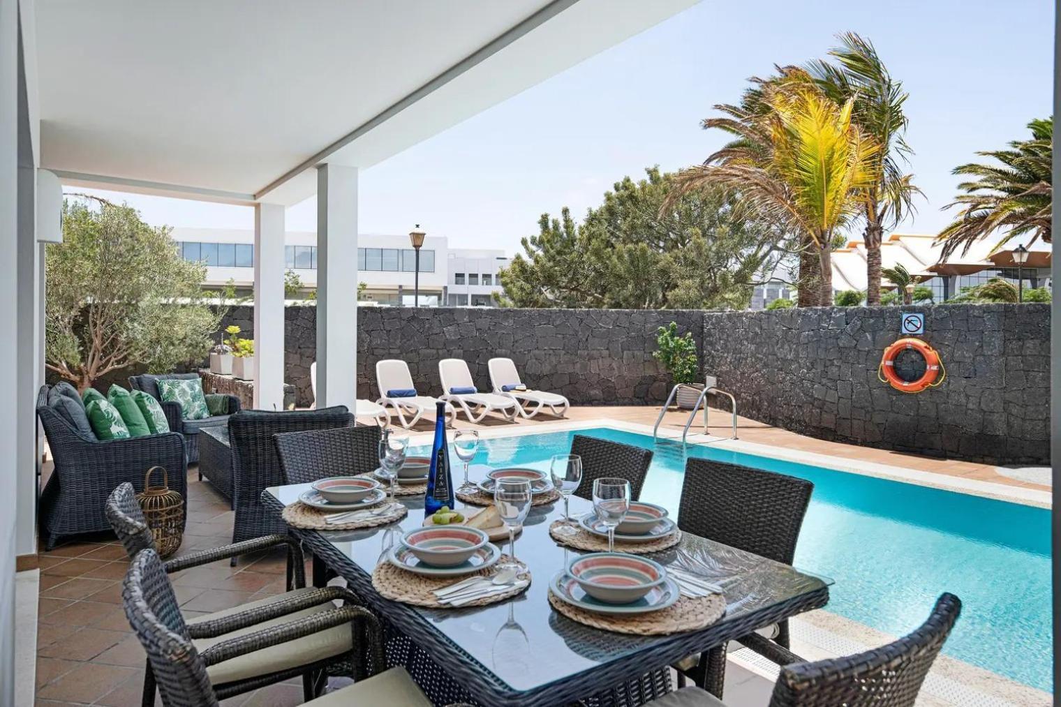 Villas Mamma Mia Pool Heat Private & Jacuzzi بلايا بلانكا المظهر الخارجي الصورة
